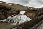 10. Slæðufoss við nýju gönguleiðina