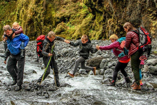 Fimmvörðuháls - fjölskylduferð