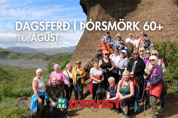Dagsferð í Þórsmörk 60+  - FULLBÓKAÐ!